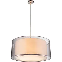 Светильник подвесной Marion TL1627H-01WG Toplight серебряный белый 3 лампы, основание матовое никель в стиле современный 